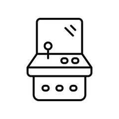 Video Game icons Stock illustration.