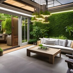 Fototapeta premium Garden room81, Generative AI