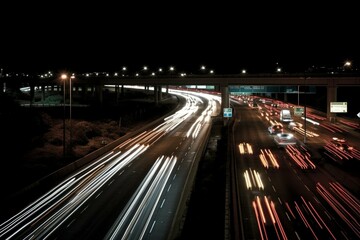 Freeway Traffic in the Dark. Generative AI