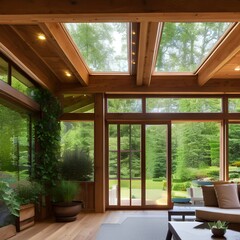 Fototapeta premium Garden room244, Generative AI