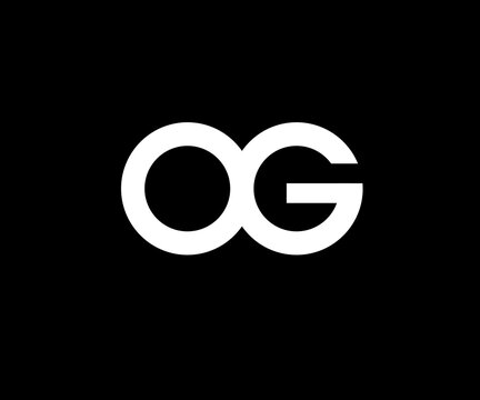 og letter logo