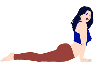 Compression of the back vertebrae in reverse performance