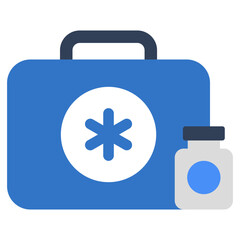 Vector design of first aid kit