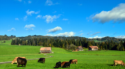 Das Emmental bei Escholzmatt, Kanton Luzern (Schweiz) 