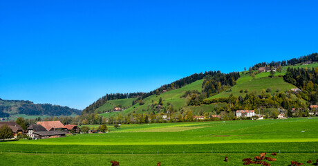 Fototapeta na wymiar Langnau im Emmental, Kanton Luzern (Schweiz)