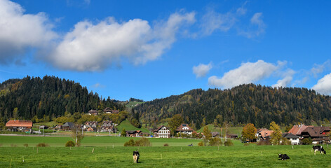 Fototapeta premium Signau im Emmental, Kanton Bern (Schweiz)