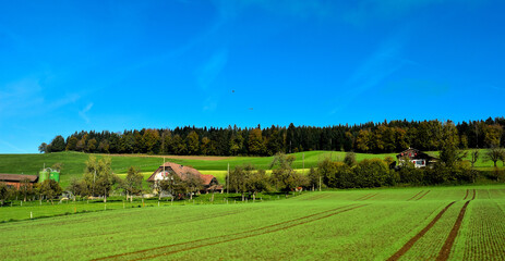 Gemeinde Worb im Bern-Mittelland, Kanton Bern (Schweiz)