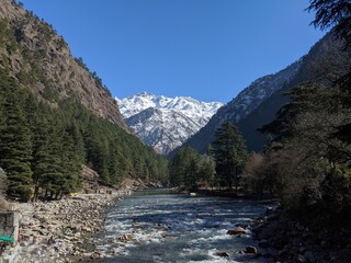 mountain river in the mountains