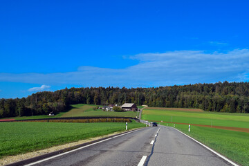 Höchacherstraße bei Dietgen, Kanton Basel-Landschaft (BL)