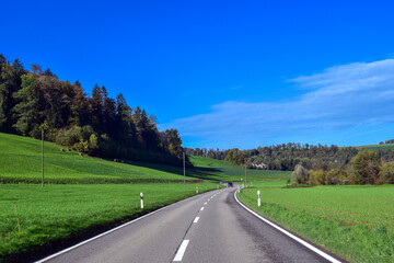 Höchacherstraße bei Dietgen, Kanton Basel-Landschaft (BL)