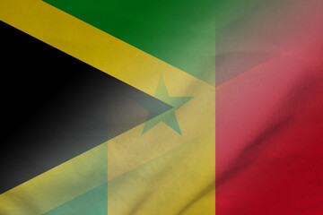 Jamaica and Senegal government flag transborder negotiation SEN JAM © dmitriy