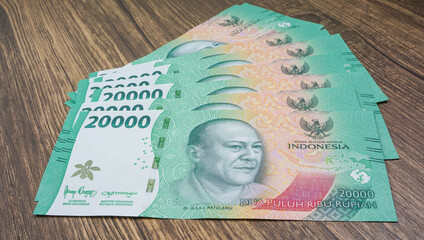 Indonesia Money Rupiah, Indonesia Currency, Background Money Indonesia, twenty thousand rupiah, 20 thousand rupiah