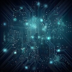 Circuit board background, Technology and science concept