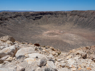 Meteor Crater - meteorite impact crater in Winslow, Arizona © amenohi