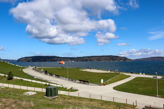 Ruston Way Market on waterfront in Tacoma, Washington