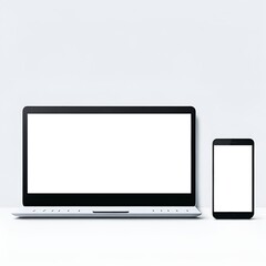 laptop and smartphone