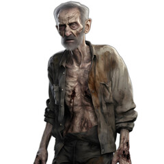 Fototapeta na wymiar zombie from the walking dead series