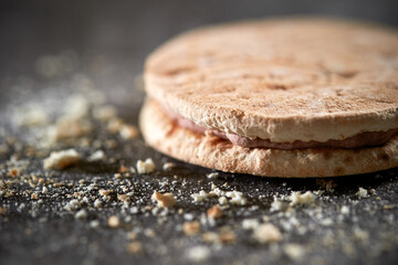 chocolate chip cookie, cookie close-up