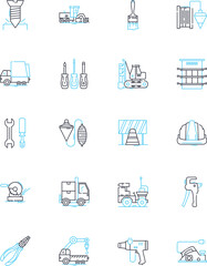 Medical field linear icons set. Diagnosis, Cure, Prevention, Therapy, Medical, Health, Patient line vector and concept signs. Disease,Biology,Anatomy outline illustrations