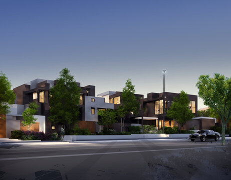 高級住宅街-Generative AI