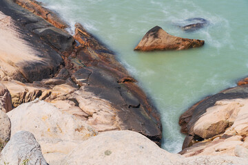 The reefs and coastal beauty of Dongji Island in Zhoushan City, Zhejiang Province, China
