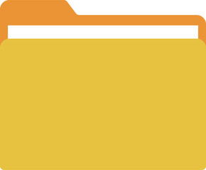 Flat folder icon vector illustration