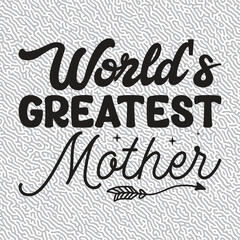 Worlds Greatest mom T-shirt Graphic