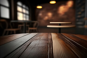 coffee shop background illustration for placing product