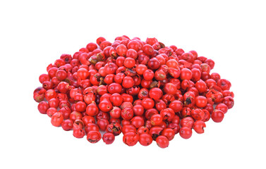pink peppercorns seeds isolated on transparent png