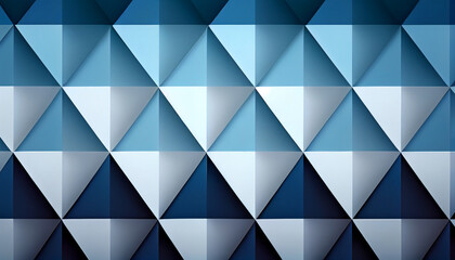 Generative AI, Minimalist Blue and White Geometric Gradient Pattern