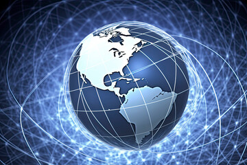 IT Communication - e-learning - internet network as knowledge base
