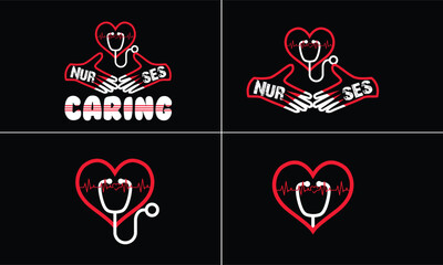 Nurse Typography design