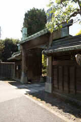 Honjin gate of Fuchu Station on old Koshu Road