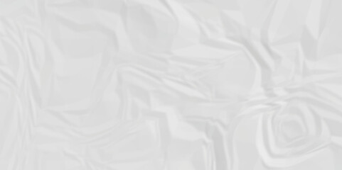 white facbric paper backdrop crumpled texture. white wrinkled textured crumpled black paper background. panorama white paper texture background, crumpled pattern.