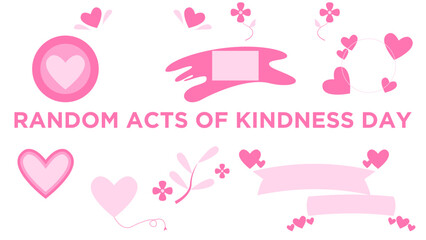 Random Acts of Kindness Day. Easy To Edit. EPS 10 