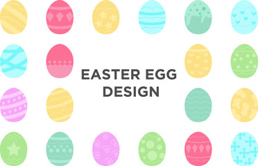 Easter Egg Design. Easy To Edit. EPS 10
