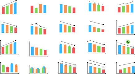 Graphic Bar Design. Easy To Edit. EPS 10

