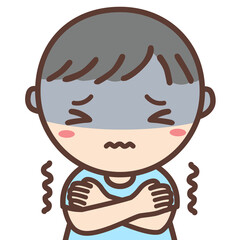 「寒気」絵カード（生活場面）【療育・発達障害・自閉症】