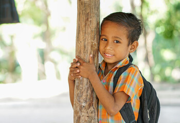 portrait of a child on Sawu Island, East Nusa Tenggara, Indonesia
