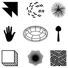 vector set of various icons