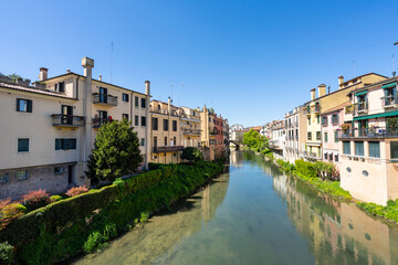 Naklejka na ściany i meble Piovego canal in Padua, Italy