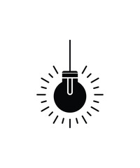 bulb icon, vector best flat icon.