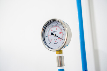 air pressure gauge, manometer closeup
