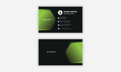 Modern and Unique business card design template for print, new name card design, visiting card layout