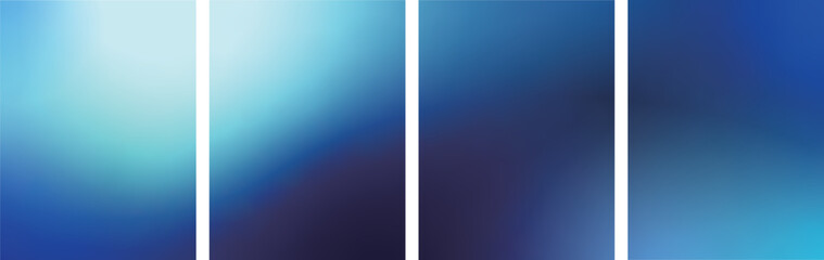 美しい深海の海の様なグラデーションの背景イラスト。ポスターやチラシやバナーにベクターグラデーション背景。 © fukufuku