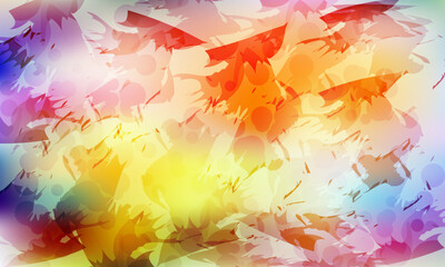 Abstract design background with splash colorful