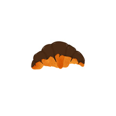 fresh chocolate croissant