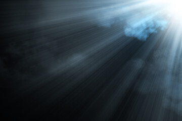 Background image with blue and white light beams and highlights