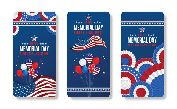 Memorial day. Remember and honor. Vector illustration. mobile phone american flag illustration for america united states national day 4th july.