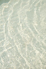 Water ripples in the outdoor pool